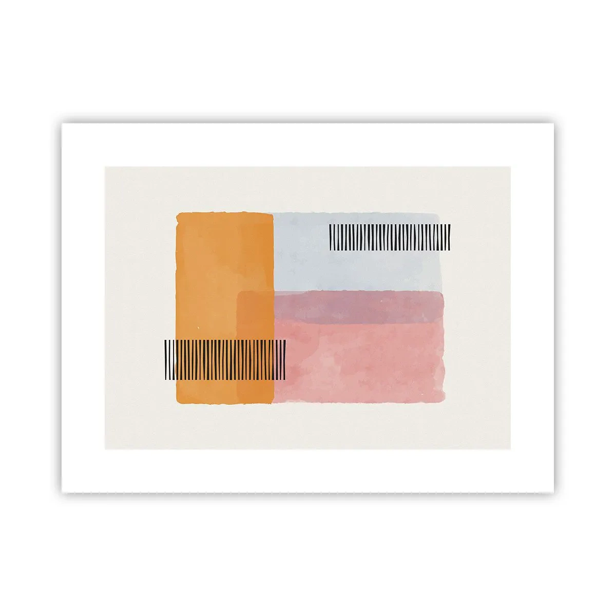 Affisch - Från hörna till hörna - 40x30 cm