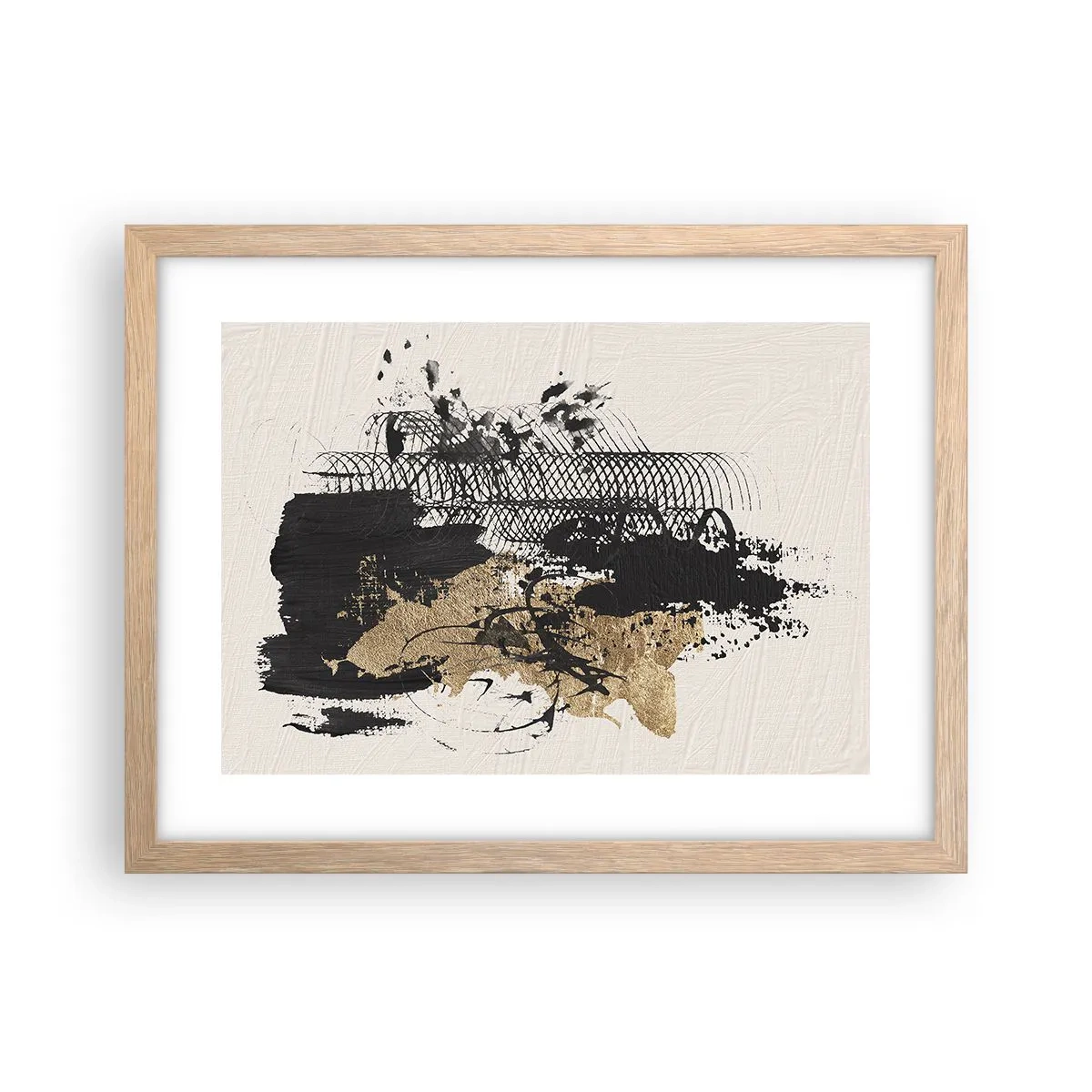 Affisch i ram av ljusek - Komposition med passion - 40x30 cm