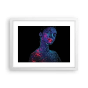 Affisch i vit ram - I sjärndammet - 40x30 cm