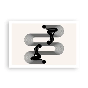 Affisch - Sensuell symmetri - 91x61 cm