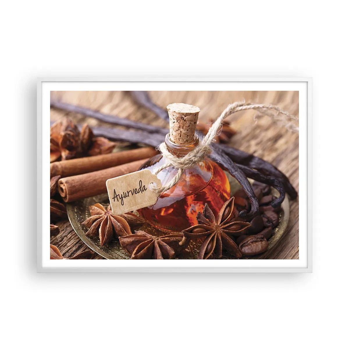 Affisch i vit ram - Mot kroppens och själens enighet - 100x70 cm