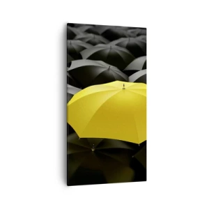 Canvastavla - Bild på duk - Farväl sorgen - 55x100 cm