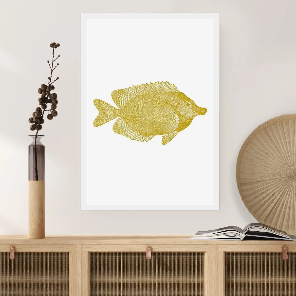 Affisch - Fisk och det är allt - 70x100 cm