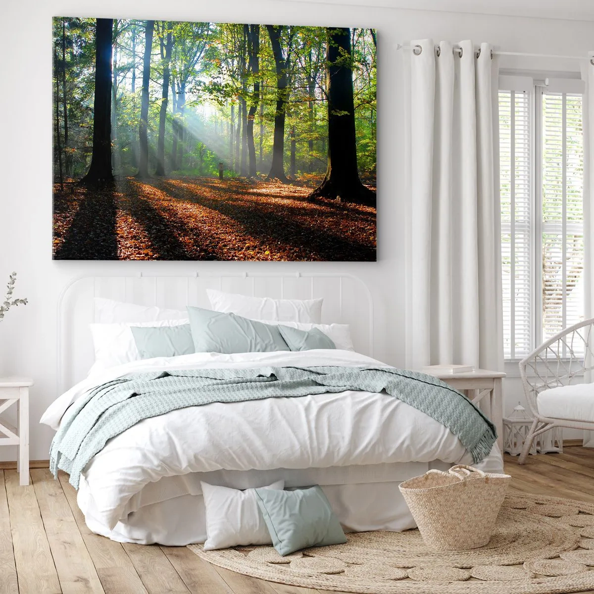 Canvastavla - Bild på duk - Sken-och skuggspel - 120x80 cm