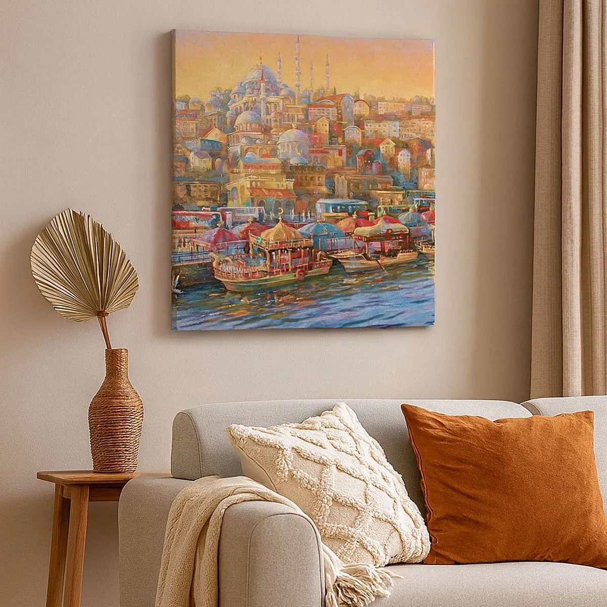 Canvastavla - Bild på duk - Istanbul-berättelse - 30x30 cm