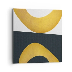 Canvastavla - Bild på duk - Öfr det första: guld - 70x70 cm