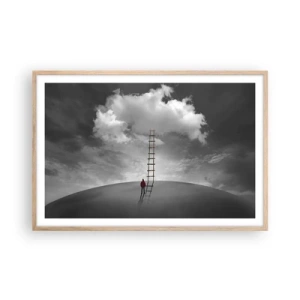 Affisch i ram av ljusek - Allt är möjligt - 91x61 cm