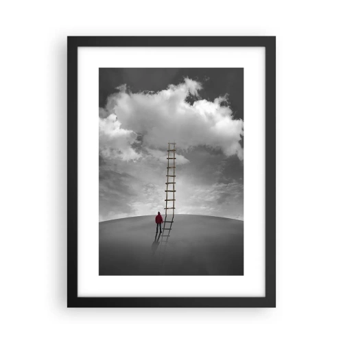 Affisch i svart ram - Allt är möjligt - 30x40 cm