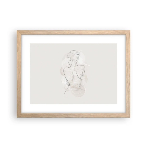 Affisch i ram av ljusek - Som ett känsligt instrument - 40x30 cm