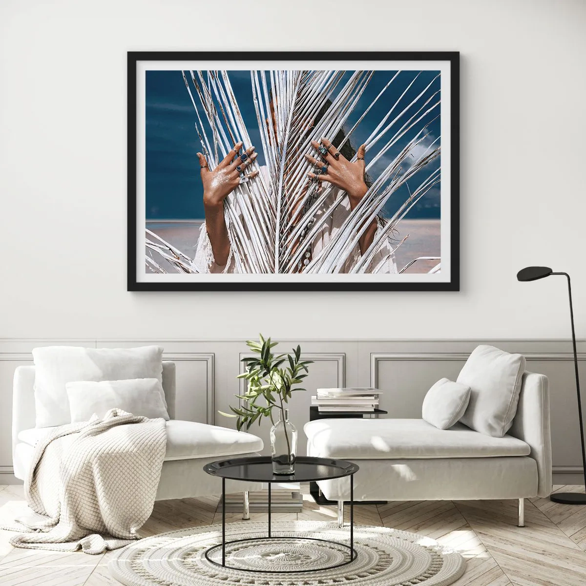 Affisch i svart ram - Schamanens flickvän? - 70x50 cm