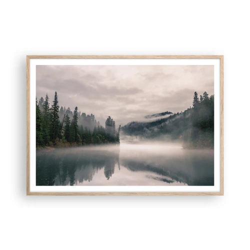 Affisch i ram av ljusek - I förundran, i dimman - 100x70 cm