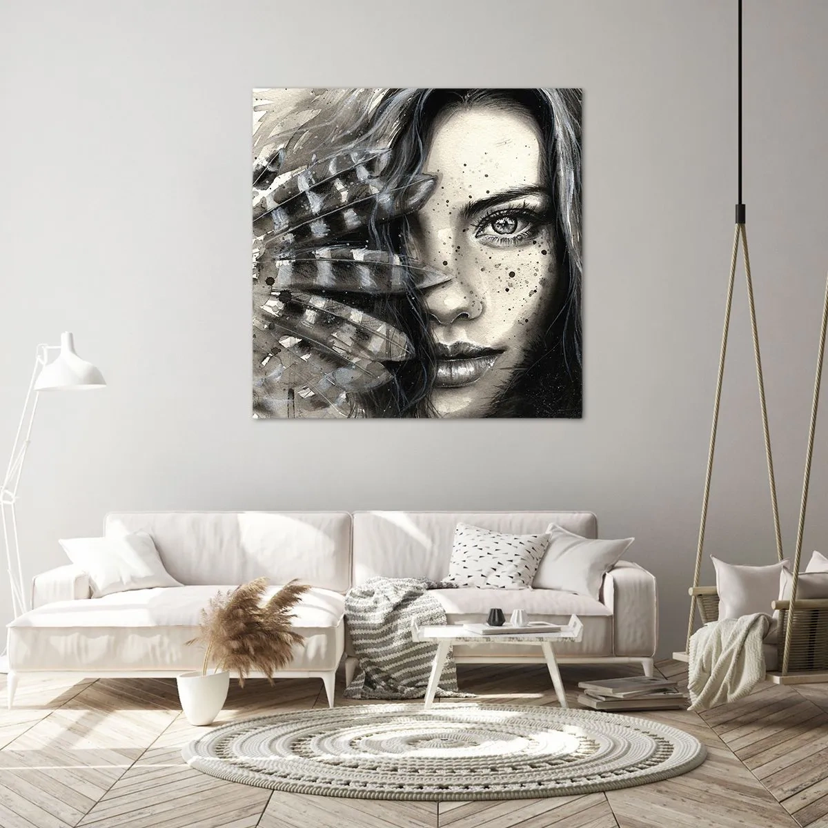 Canvastavla - Bild på duk - Vild skönhet - 30x30 cm