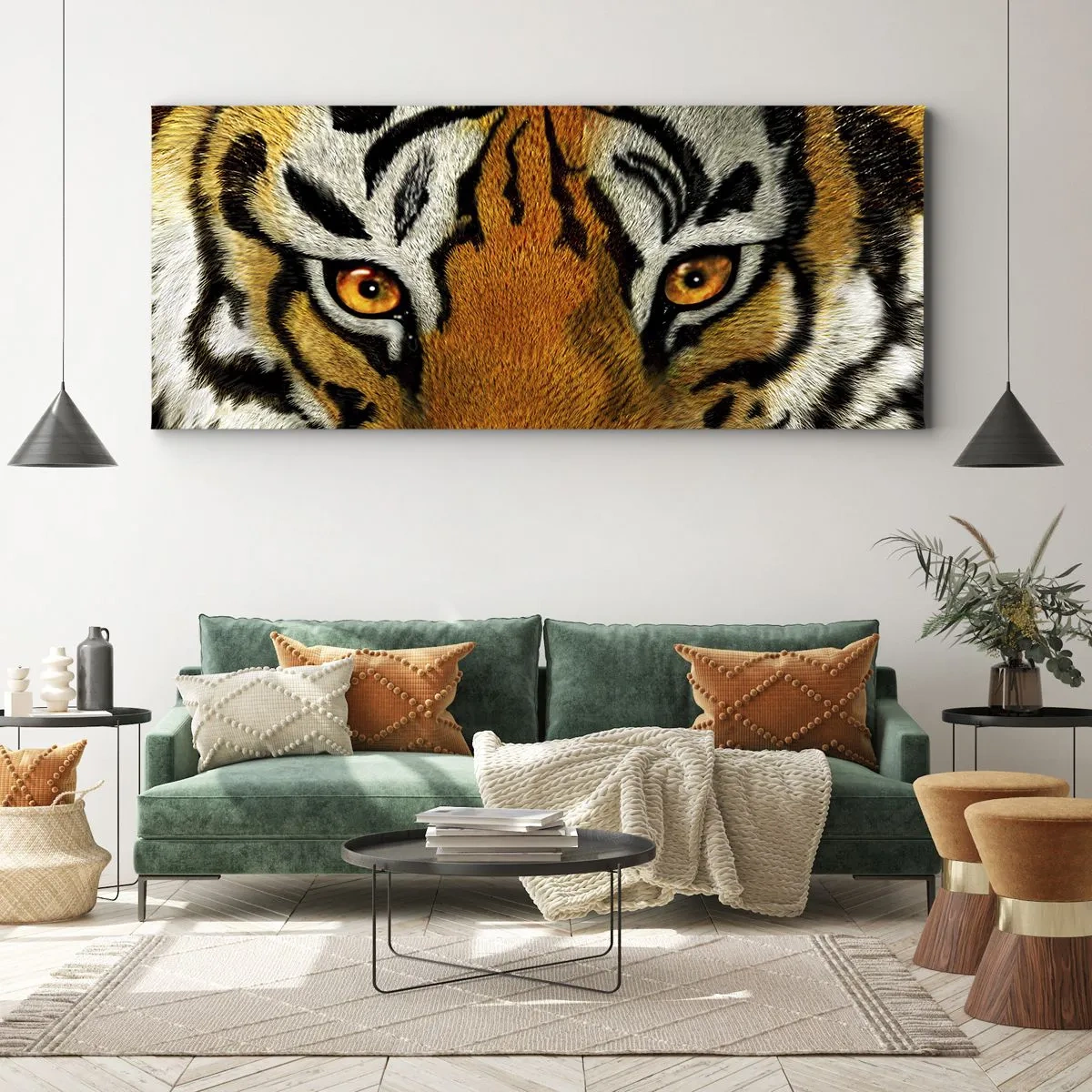 Canvastavla - Bild på duk - Farlig och vacker - 100x40 cm