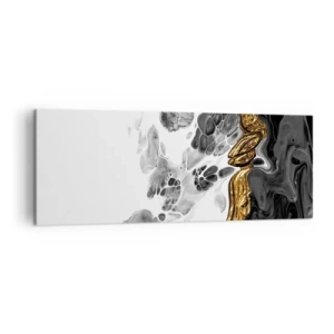 Canvastavla - Bild på duk - Organisk komposition - 140x50 cm