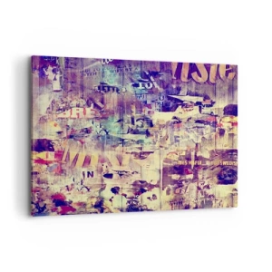 Canvastavla - Bild på duk - Och så mycket blir det klar - 100x70 cm