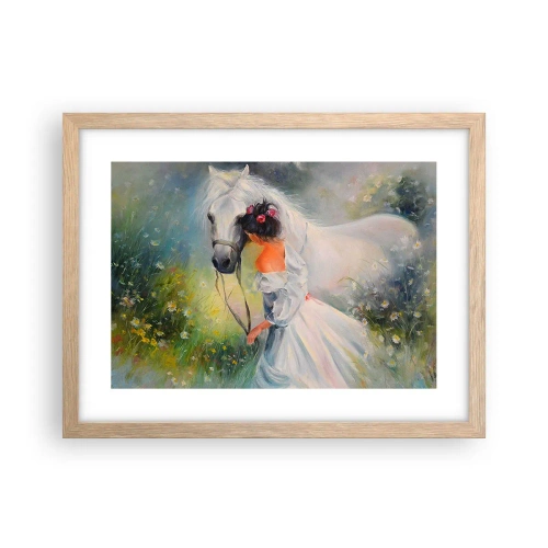 Affisch i ram av ljusek - Ur en vacker dröm - 40x30 cm