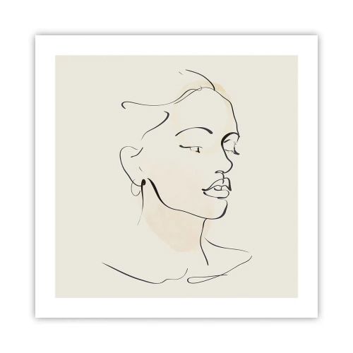 Affisch - Säkra drag - 50x50 cm