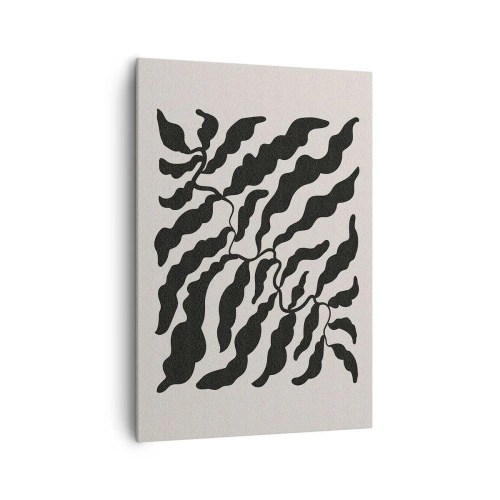 Canvastavla - Bild på duk - Kvadratens natur - 70x100 cm