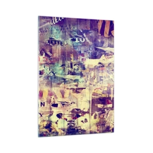 Glastavla - Bild på glas - Och så mycket blir det klar - 50x70 cm