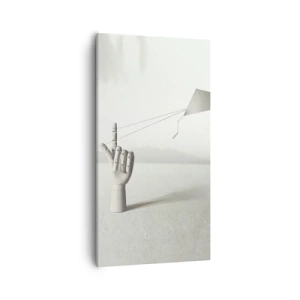 Canvastavla - Bild på duk - Test av styrka - 55x100 cm