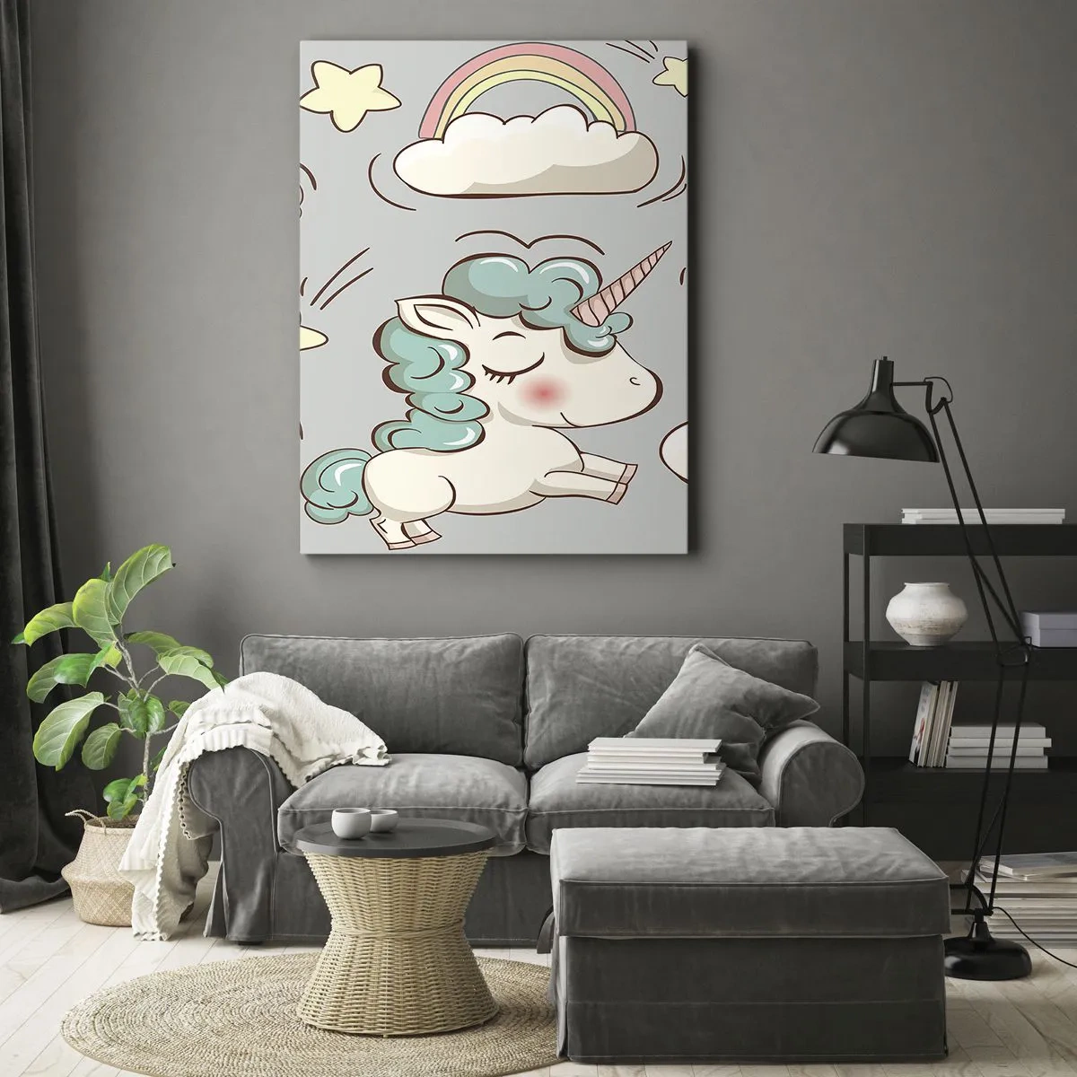 Canvastavla - Bild på duk - De existerar säkert... - 50x70 cm