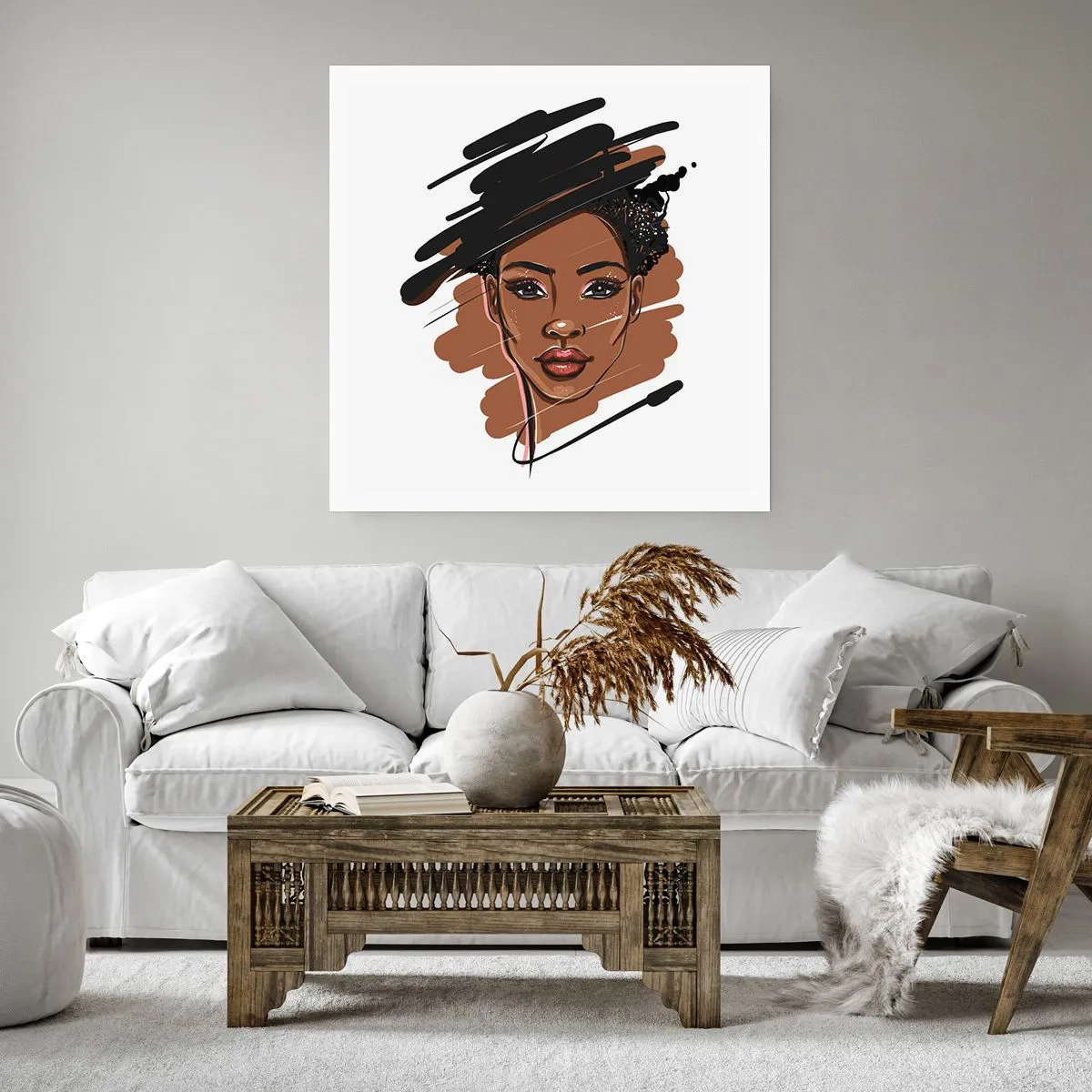 Affisch - Söt som choklad - 60x60 cm