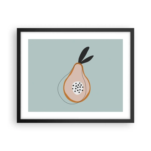 Affisch i svart ram - Att tränga in i sakens natur - 50x40 cm