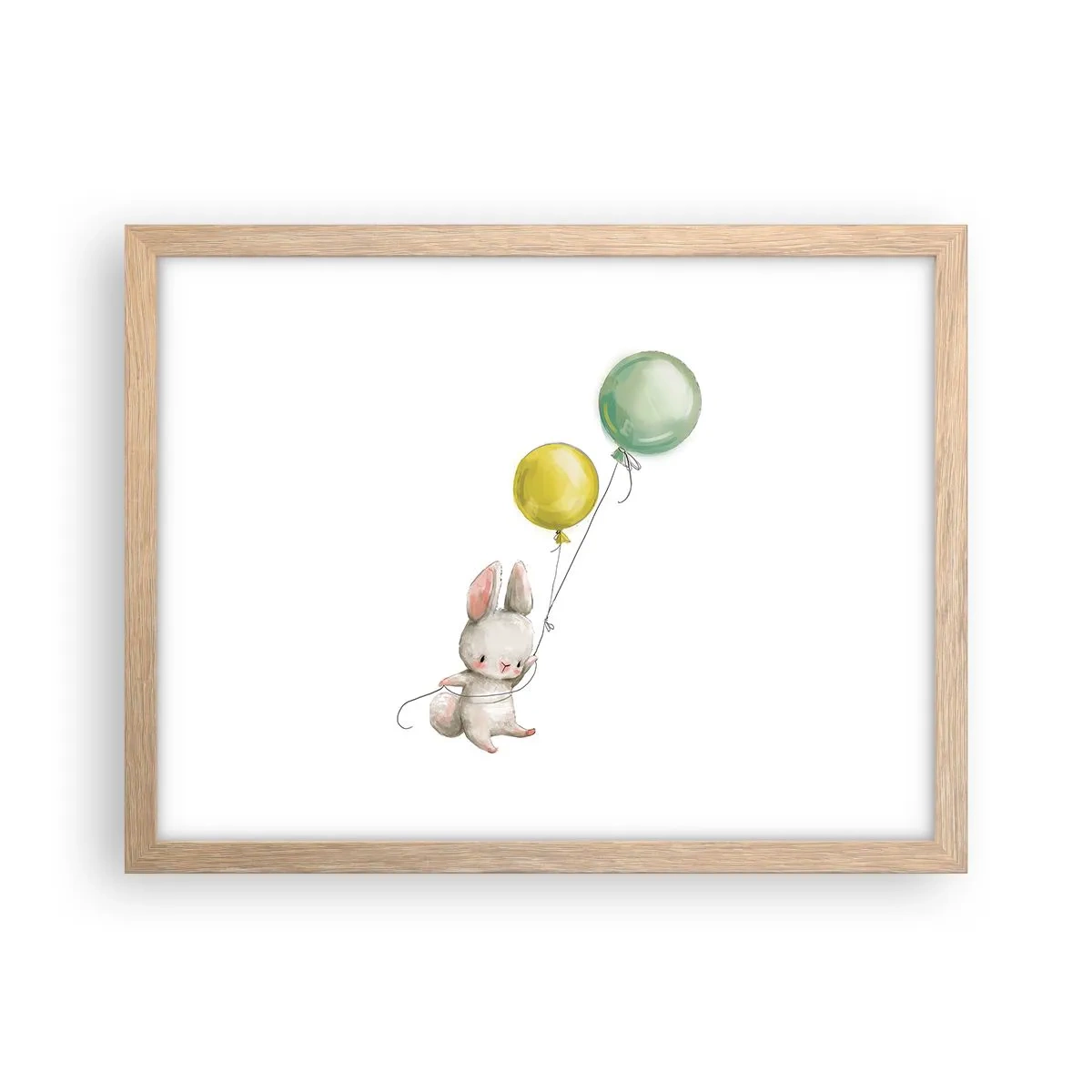 Affisch i ram av ljusek - Jag flyger med! - 40x30 cm