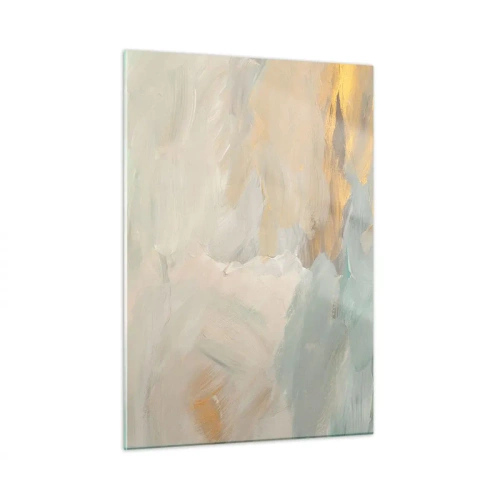 Glastavla - Bild på glas - Abstraktion - ett land av mildhet - 50x70 cm