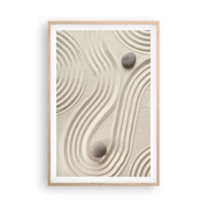 Affisch i ram av ljusek - Värmens beröring - 61x91 cm