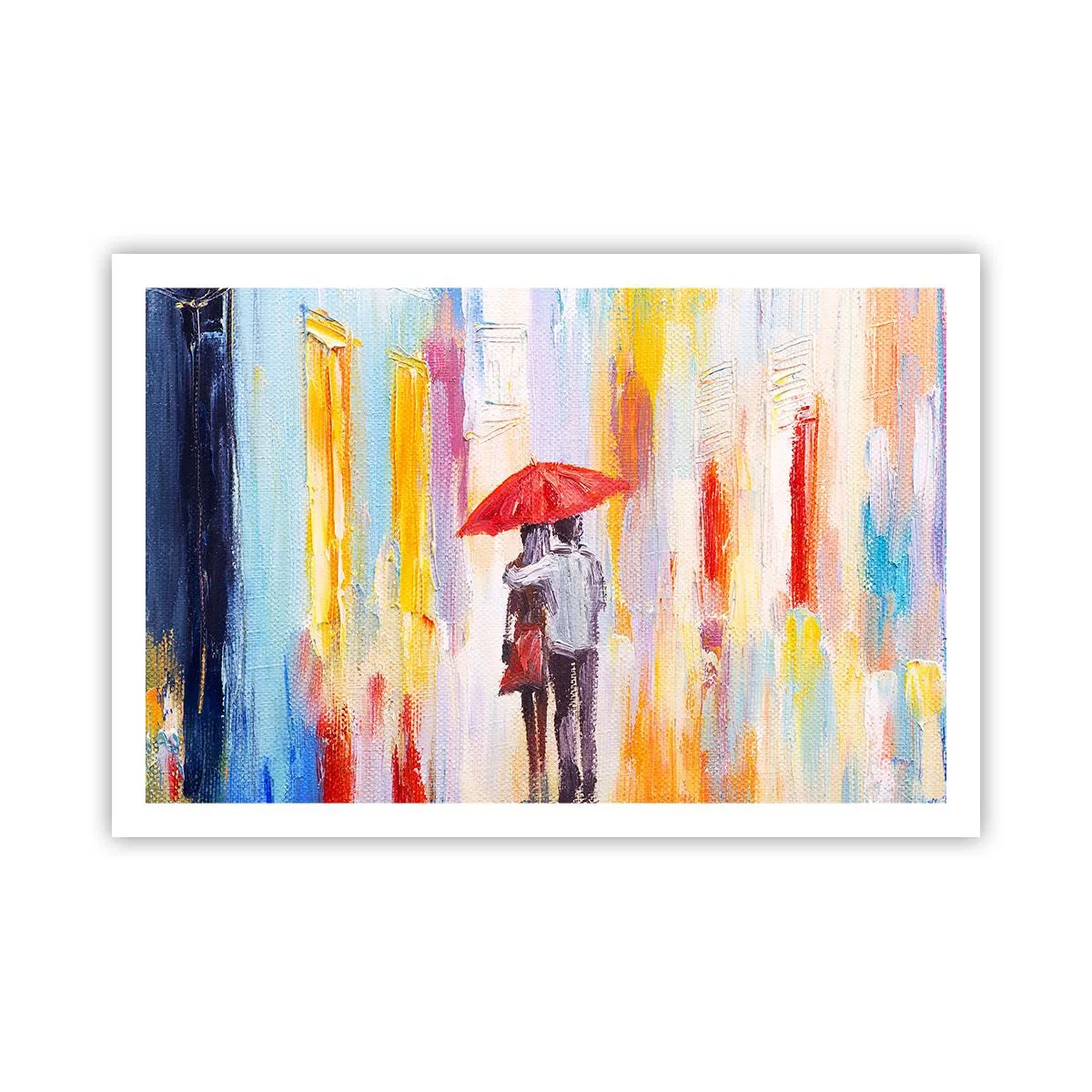 Affisch - Må det fortsätta regna - 91x61 cm