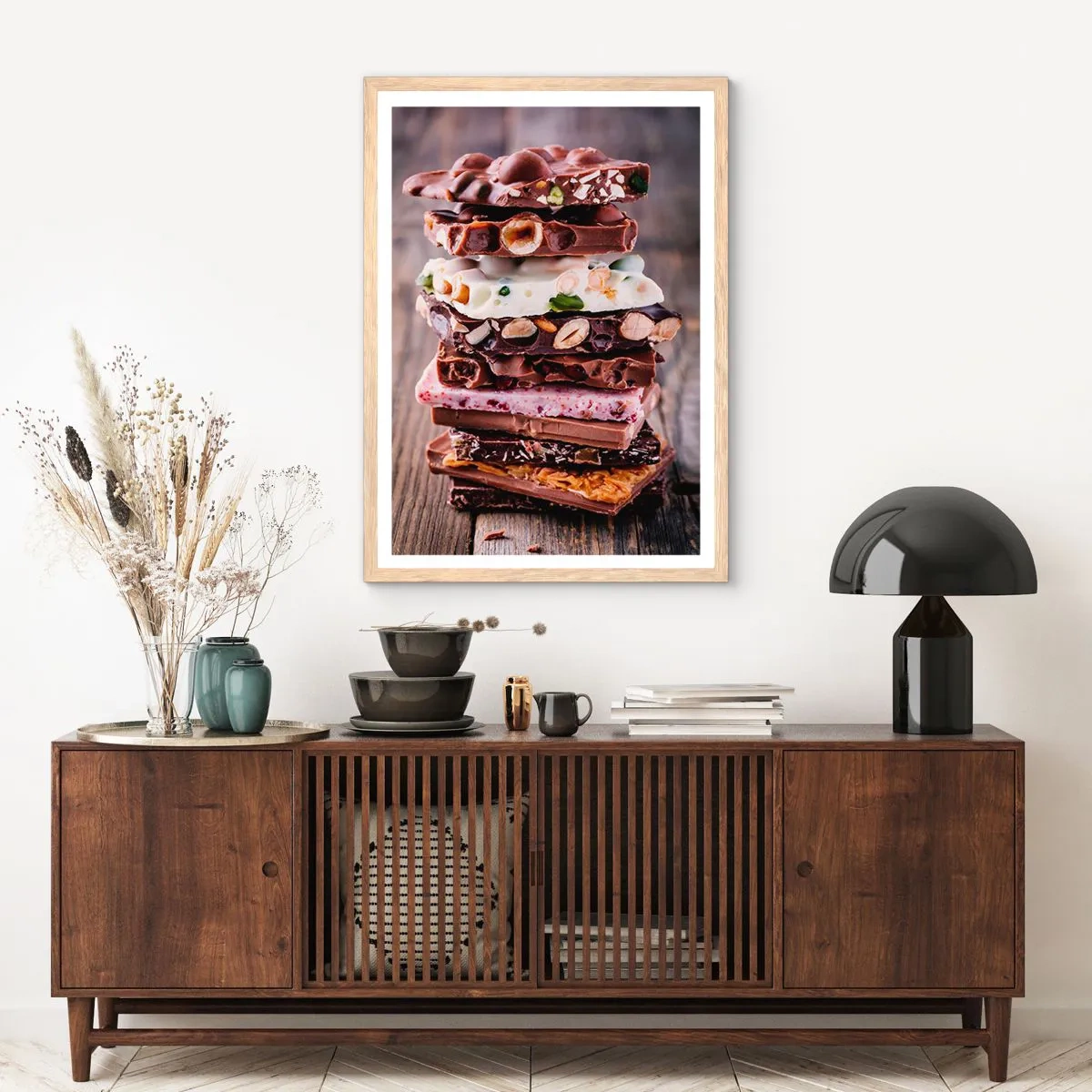 Affisch i ram av ljusek - Härligt perspektiv - 70x100 cm