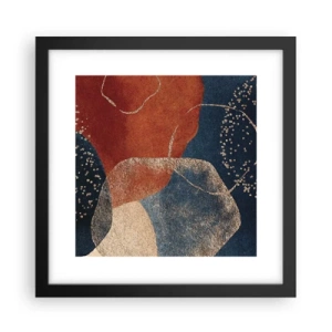 Affisch i svart ram - Existensens lätthet - 30x30 cm