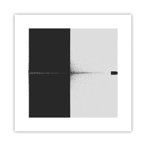 Affisch - Rakt mot målet - 30x30 cm