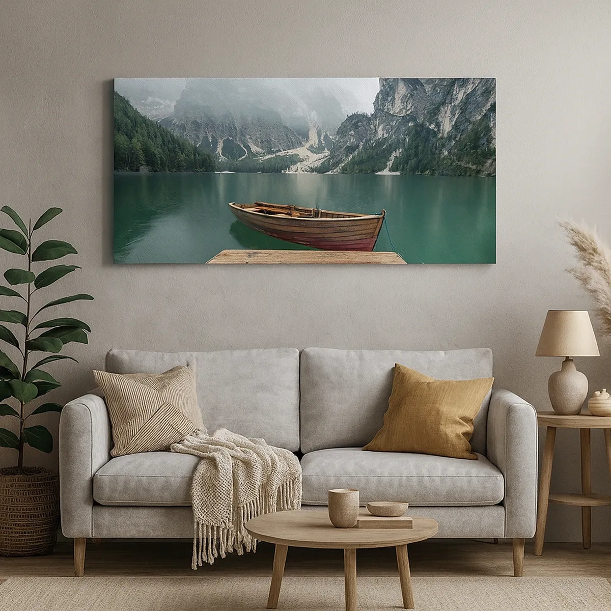 Canvastavla - Bild på duk - Naturens mäktighet - 30x30 cm