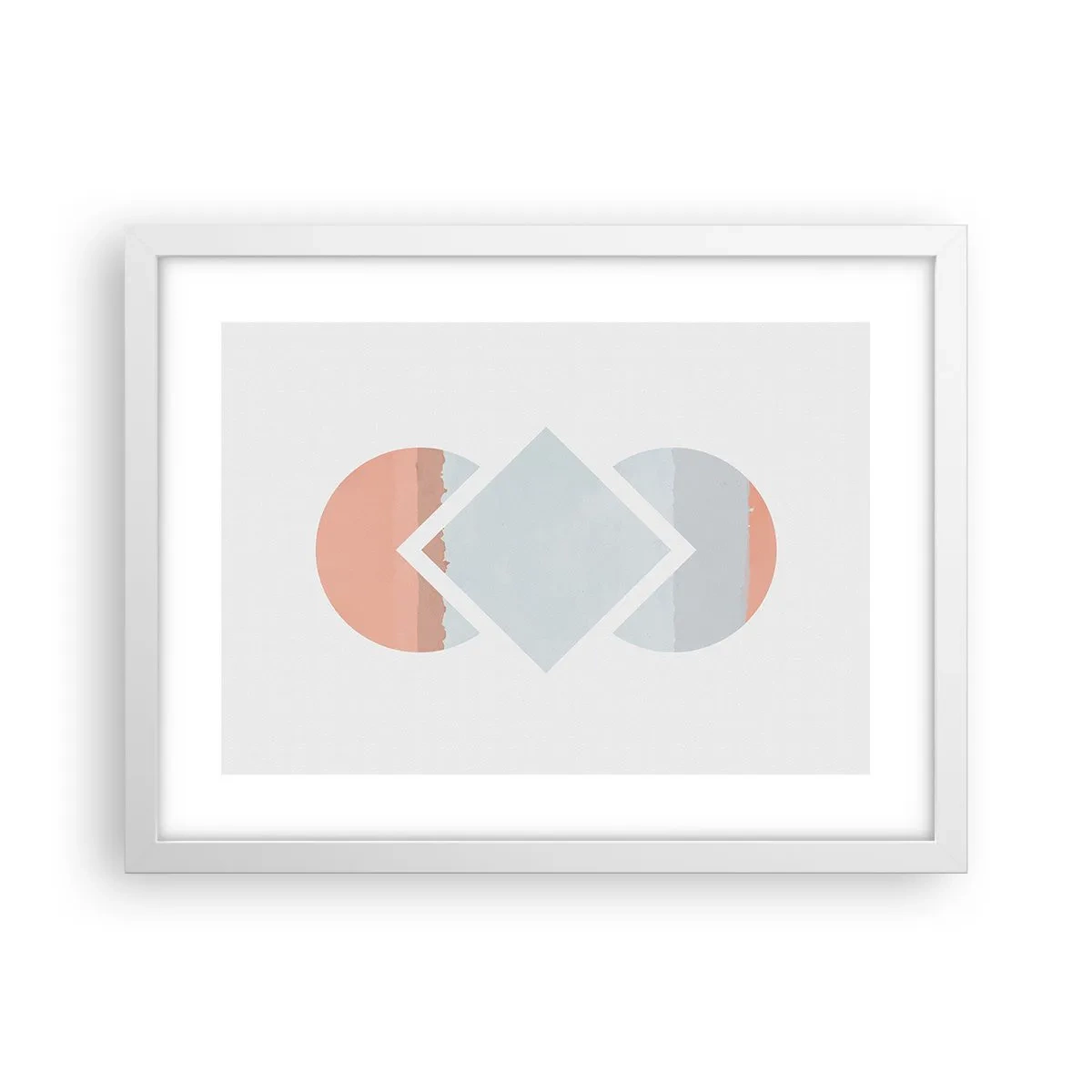 Affisch i vit ram - Situationen är klar - 40x30 cm