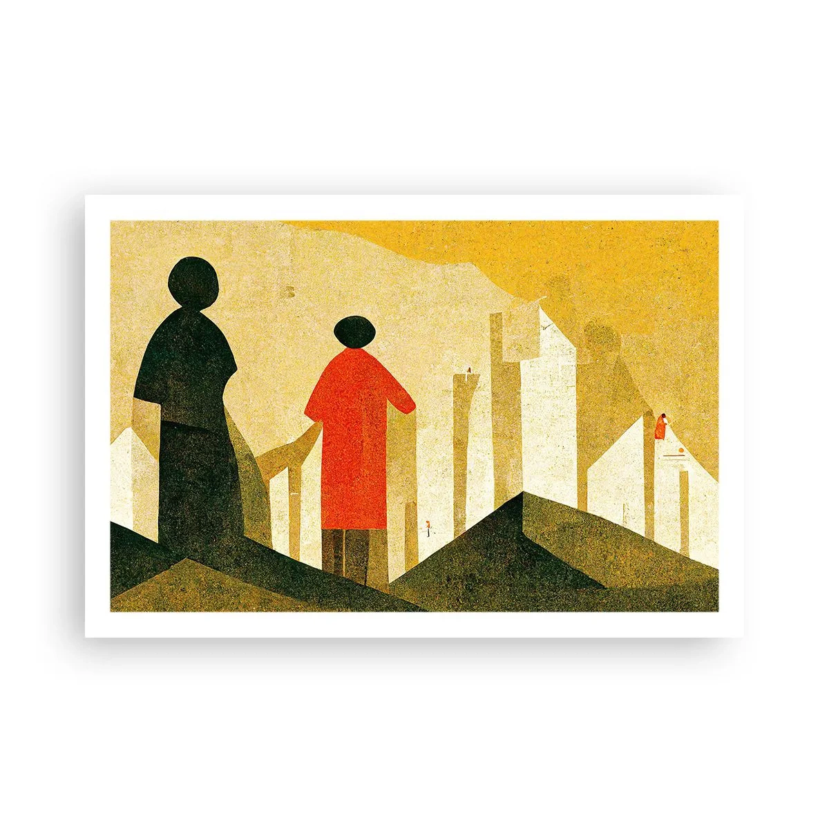 Affisch - Det är fortfarande långt kvar - 91x61 cm