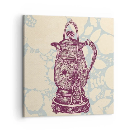 Canvastavla - Bild på duk - Skönhet av det vardagliga livet - 50x50 cm