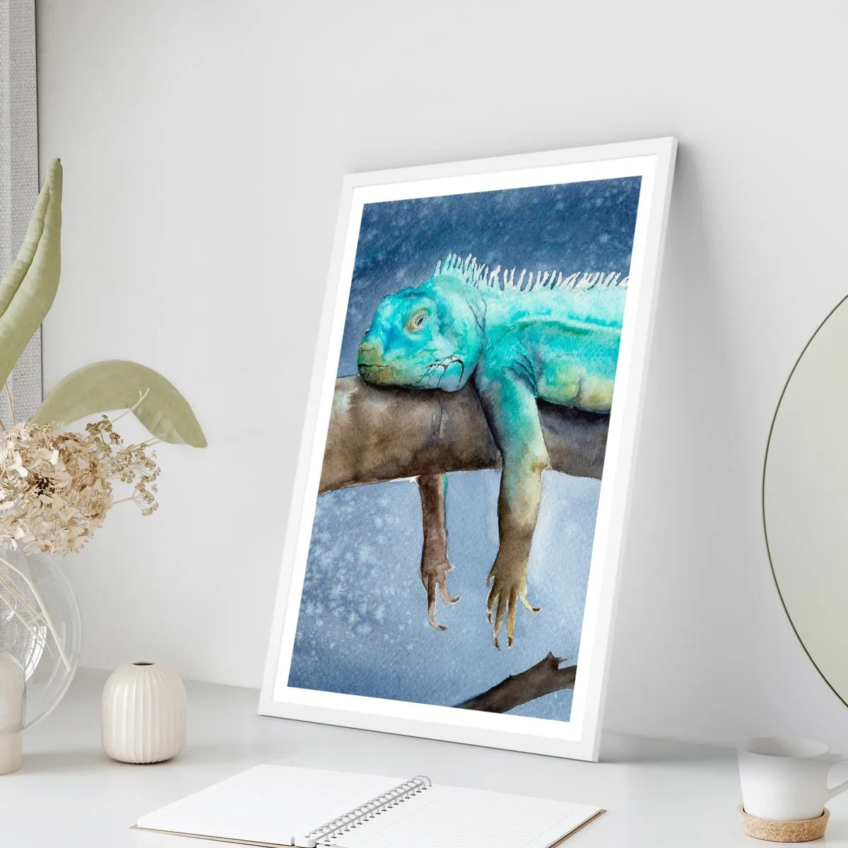Affisch i vit ram - Det är bra! - 50x70 cm