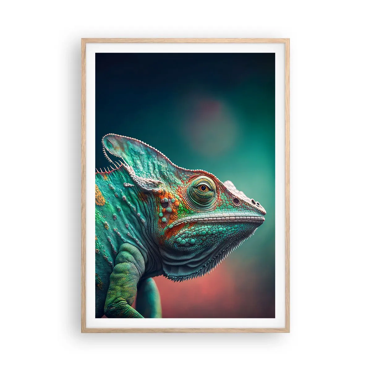 Affisch i ram av ljusek - Ser du mig? Inte bra… - 70x100 cm