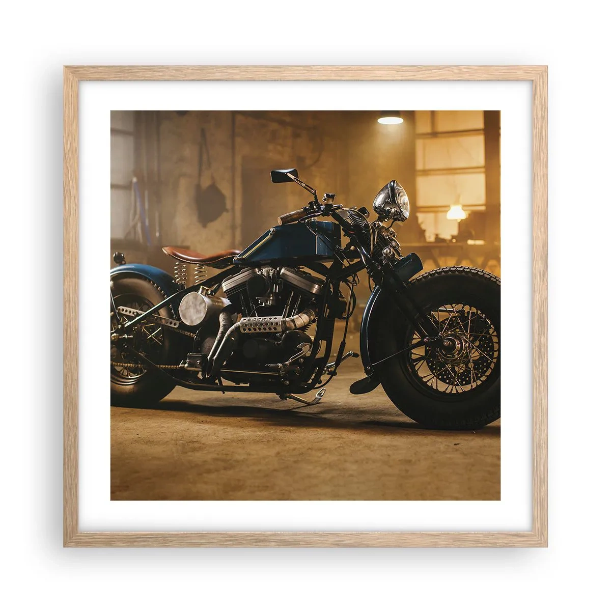 Affisch i ram av ljusek - Jag kan allt - 50x50 cm