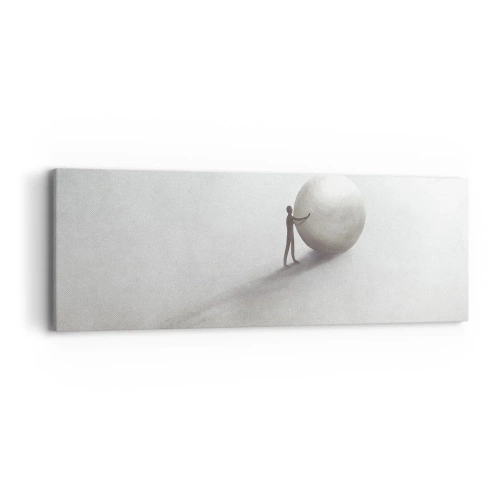 Canvastavla - Bild på duk - Livets spel - 90x30 cm