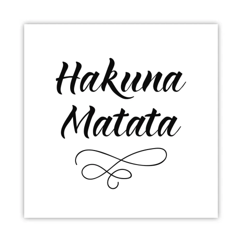 Affisch - Bästa rådet - 50x50 cm