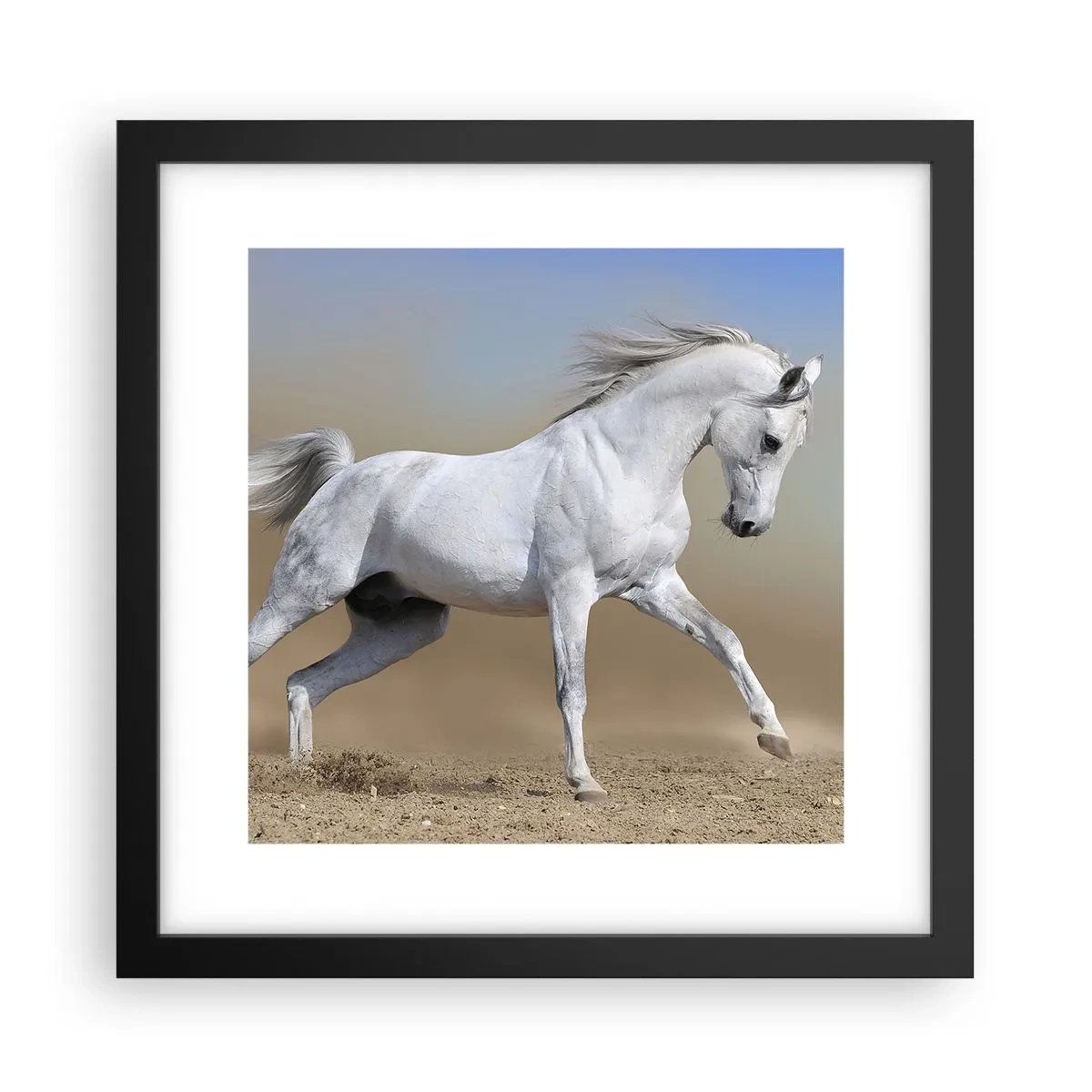 Affisch i svart ram - Den vackraste arabiska sagan - 30x30 cm