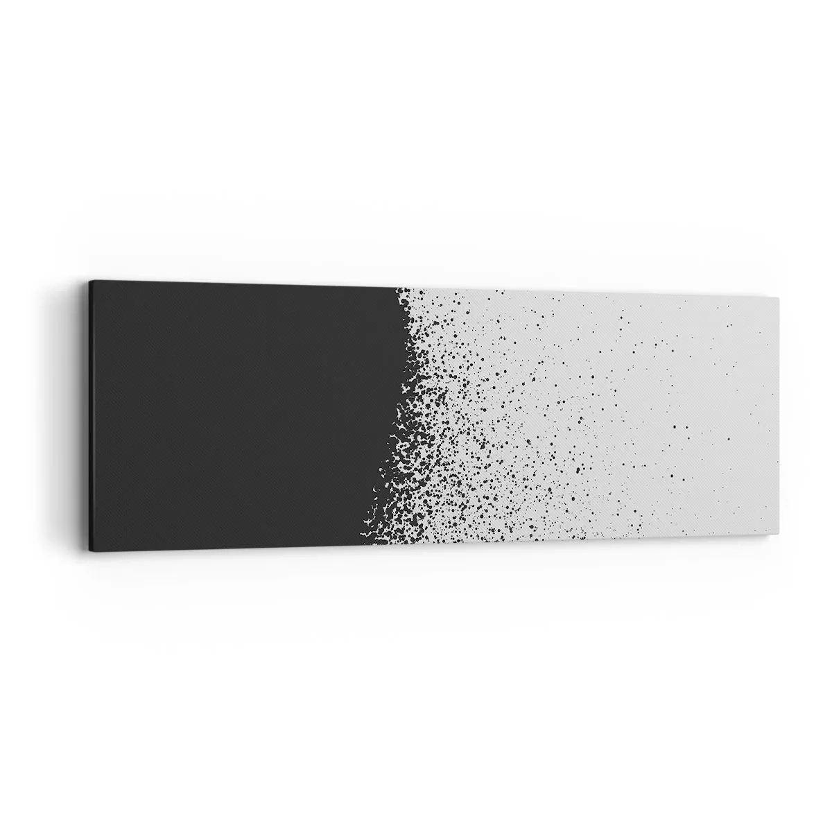 Canvastavla - Bild på duk - Partiklarnas rörelse - 90x30 cm