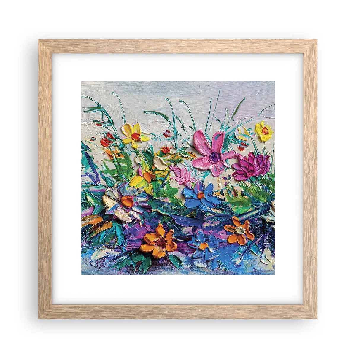 Affisch i ram av ljusek - Icke stilleben - 30x30 cm