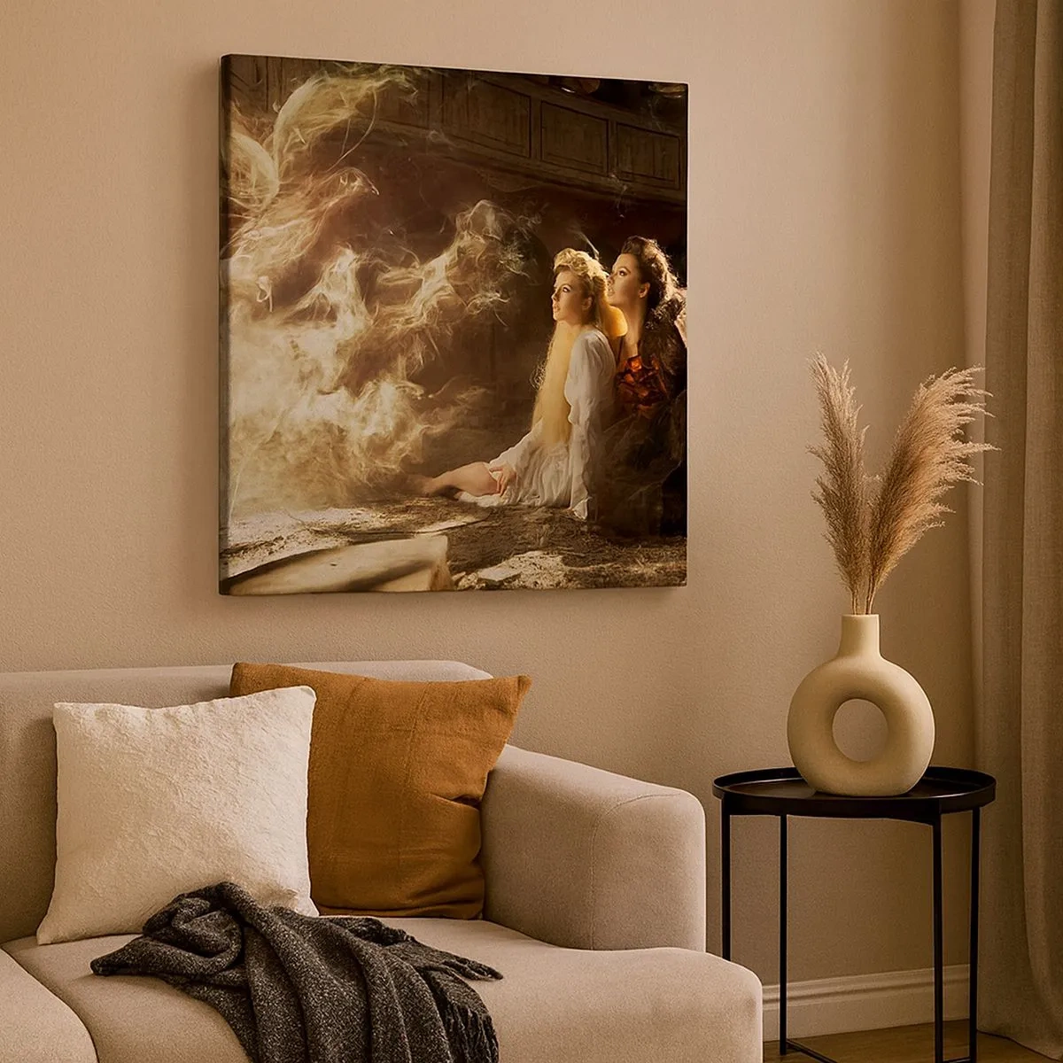 Canvastavla - Bild på duk - Och så blev det poesi - 30x30 cm