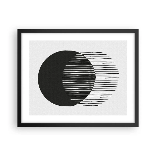 Affisch i svart ram - Hans alter ego - 50x40 cm