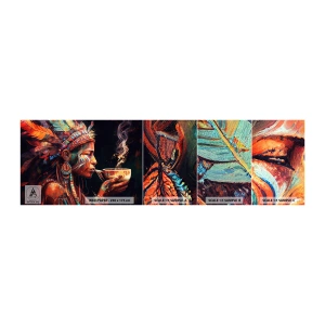 Fototapet Prov Standard Eco - En magisk ritual - Schaman, indiska, Ayahuasca - 100x30 cm