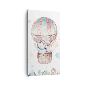 Canvastavla - Bild på duk - Vi är snart tillbaka! - 65x120 cm